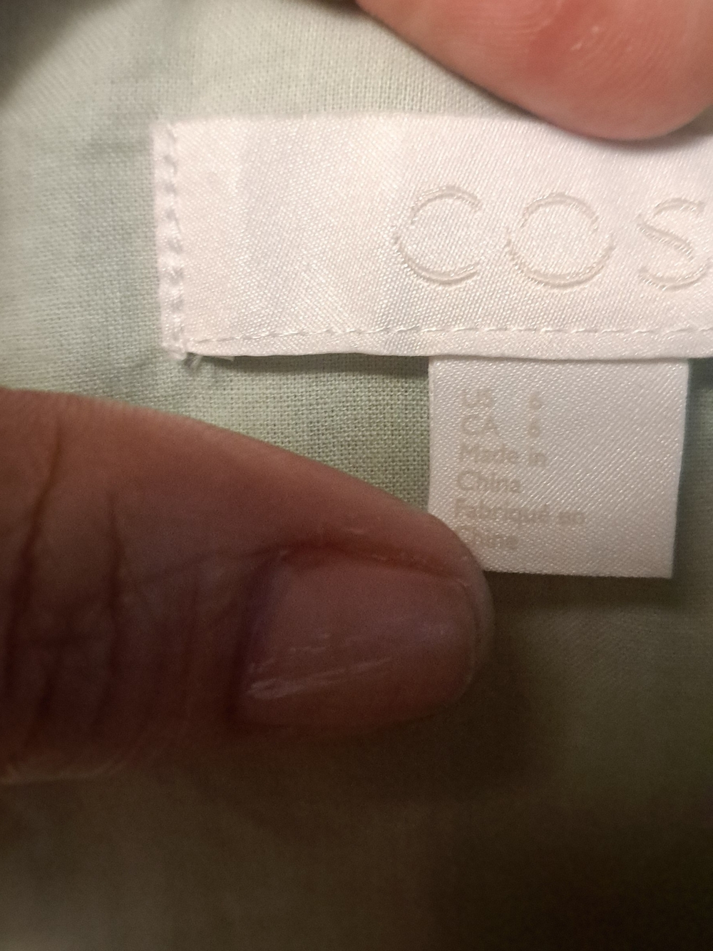 COS Mint Green Mini Dress